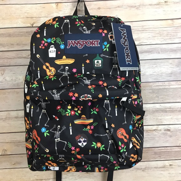JanSport Day of the dead backpack de los muertos - Picture 2 of 8